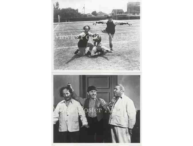 THREE STOOGES, 10 CLASSIC PHOTOS, GROUP B, Curly, Mo and Shemp Howard, Larry Fine.