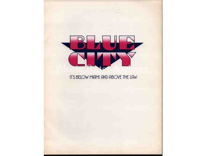 BLUE CITY, 1985, program, Judd Nelson, Ally Sheedy, Paul Winfield, David Caruso