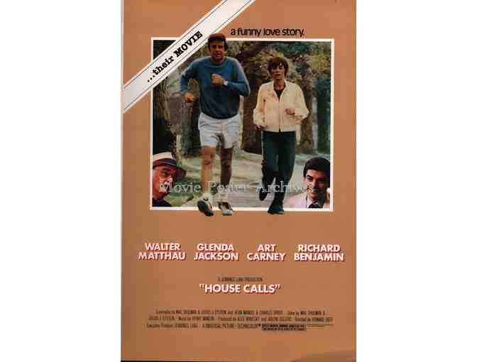 HOUSE CALLS, 1978, program, Walter Matthau, Art Carney, Richard Benjamin