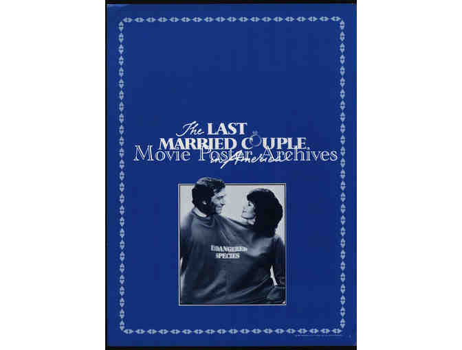 LAST MARRIED COUPLE IN AMERICA, 1980, program, George Segal, Natalie Wood