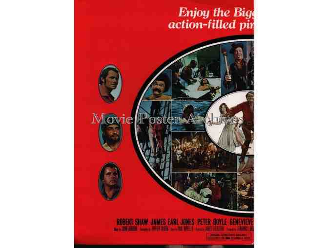 SWASHBUCKLER, 1976, program, Robert Shaw, James Earl Jones, Peter Boyle, Beau Bridges