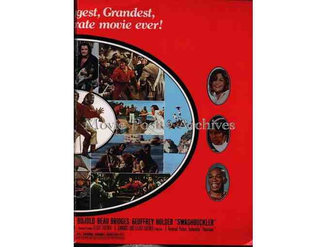 SWASHBUCKLER, 1976, program, Robert Shaw, James Earl Jones, Peter Boyle, Beau Bridges