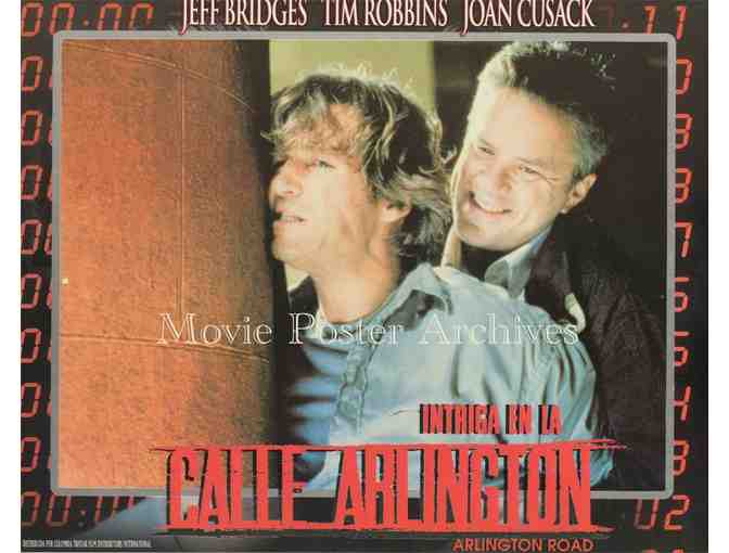 ARLINGTON ROAD, 1999, lobby card set, Jeff Bridges, Tim Robbins