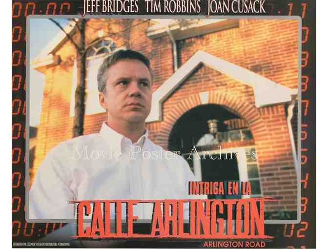 ARLINGTON ROAD, 1999, lobby card set, Jeff Bridges, Tim Robbins
