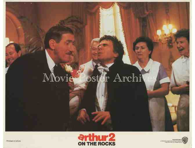 ARTHUR 2: ON THE ROCKS, 1988, lobby card set, Dudley Moore, John Gielgud