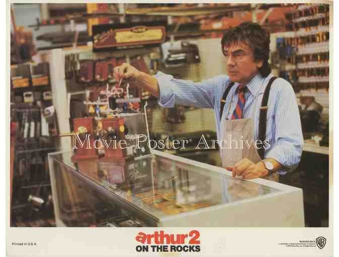ARTHUR 2: ON THE ROCKS, 1988, lobby card set, Dudley Moore, John Gielgud