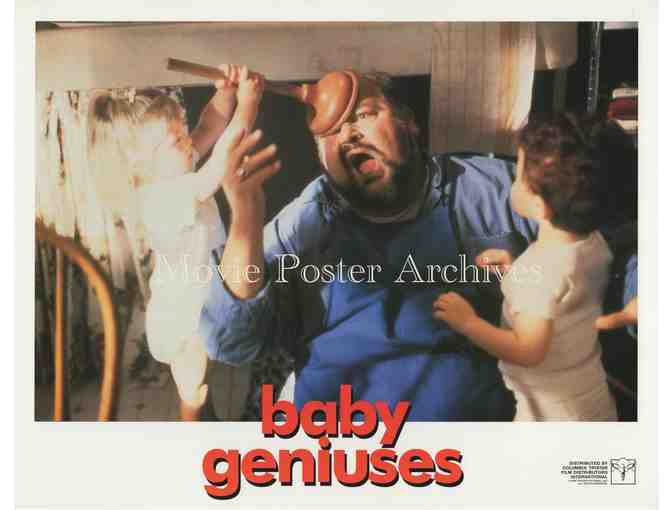 BABY GENIUSES, 1999, lobby card set, Kathleen Turner, Christopher Lloyd