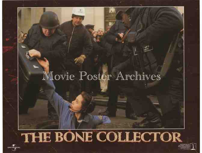 BONE COLLECTOR, 1999, lobby card set, Denzel Washington, Angelina Jolie