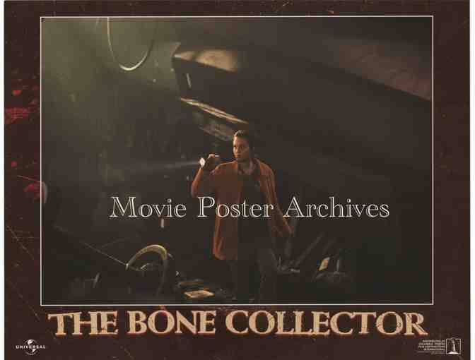 BONE COLLECTOR, 1999, lobby card set, Denzel Washington, Angelina Jolie