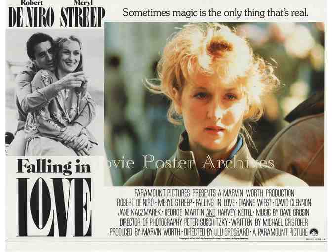 FALLING IN LOVE, 1984, lobby card set, Robert De Niro, Meryl Streep, Harvey Keitel