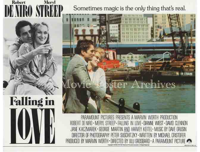 FALLING IN LOVE, 1984, lobby card set, Robert De Niro, Meryl Streep, Harvey Keitel