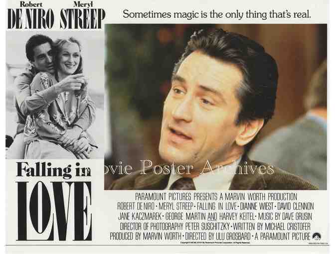 FALLING IN LOVE, 1984, lobby card set, Robert De Niro, Meryl Streep, Harvey Keitel