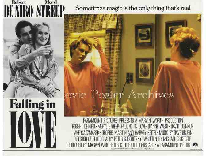 FALLING IN LOVE, 1984, lobby card set, Robert De Niro, Meryl Streep, Harvey Keitel
