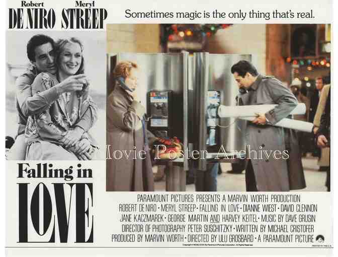 FALLING IN LOVE, 1984, lobby card set, Robert De Niro, Meryl Streep, Harvey Keitel