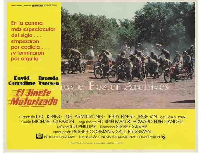 FAST CHARLIE... THE MOONBEAM RIDER, 1979, lobby card set, David Carradine, Brenda Vaccaro.