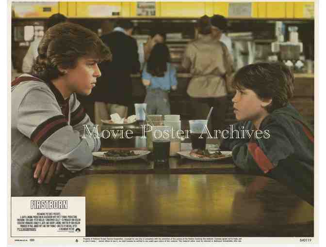 FIRSTBORN, 1984, lobby card set, Teri Garr, Peter Weller, Corey Haim, Robert Downey Jr