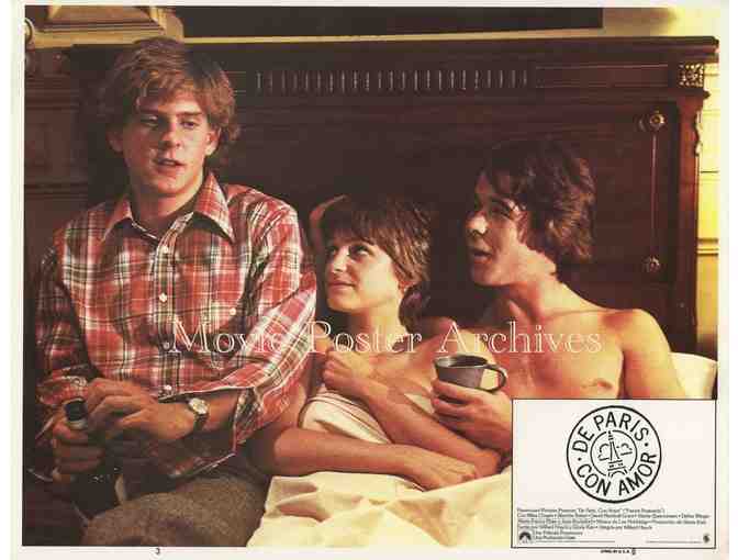 FRENCH POSTCARDS, 1979, lobby card set, Debra Winger, Miles Chapin, Jean Rochefort.