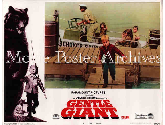 GENTLE GIANT, 1967, lobby card set, Dennis Weaver, Vera Miles, Clint Howard