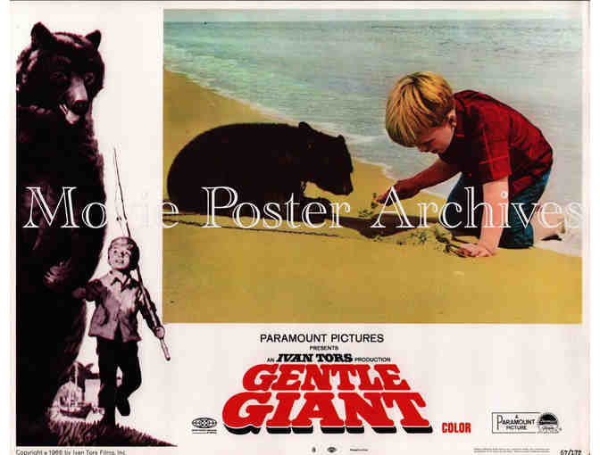GENTLE GIANT, 1967, lobby card set, Dennis Weaver, Vera Miles, Clint Howard