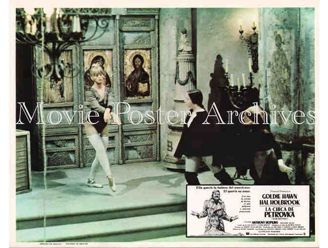 GIRL FROM PETROVKA, 1974, lobby card set, Goldie Hawn, Hal Holbrook