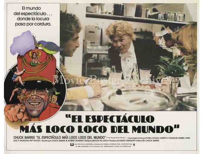 GONG SHOW MOVIE, 1980, lobby card set, Chuck Barris, Rip Taylor, Jaye P. Morgan