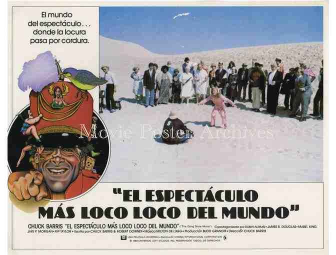 GONG SHOW MOVIE, 1980, lobby card set, Chuck Barris, Rip Taylor, Jaye P. Morgan