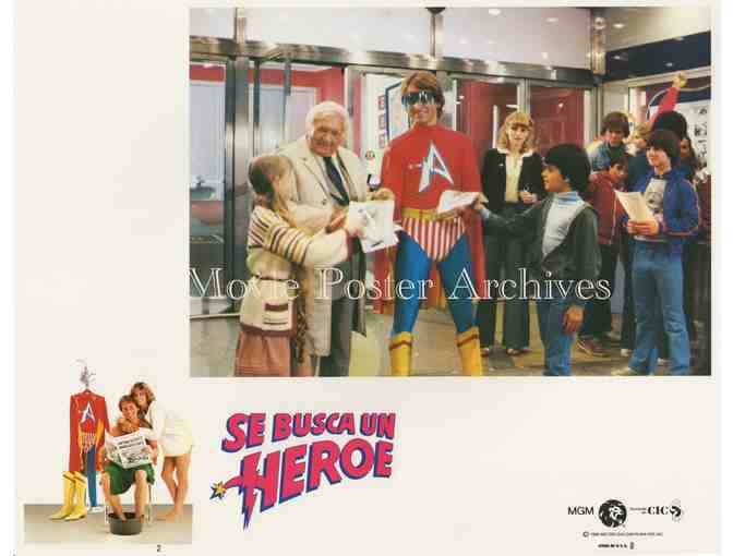 HERO AT LARGE, 1980, lobby card set, John Ritter, Anne Archer, Bert Convy, Kevin McCarthy