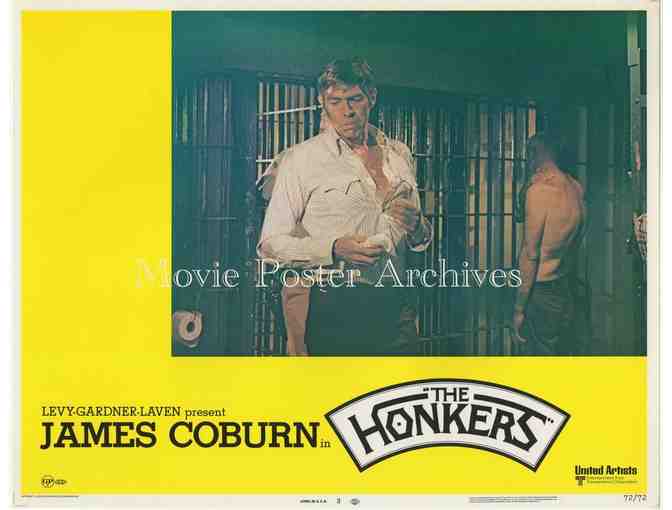 HONKERS, 1972, lobby card set, James Coburn, Anne Archer, Lois Nettleton, bull riding.