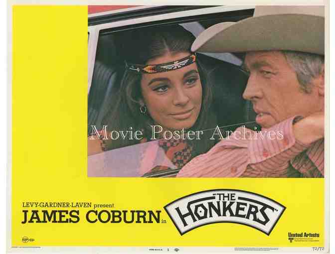 HONKERS, 1972, lobby card set, James Coburn, Anne Archer, Lois Nettleton, bull riding.