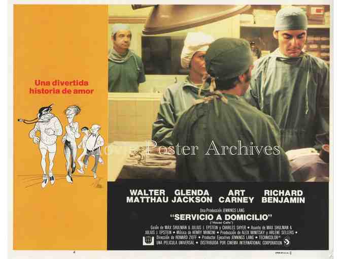 HOUSE CALLS, 1978, lobby card set, Walter Matthau, Art Carney, Richard Benjamin