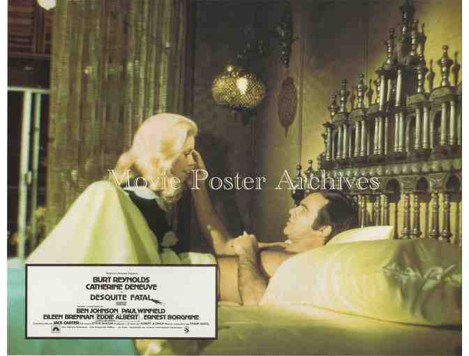 HUSTLE, 1975, lobby card set, Burt Reynolds, Catherine Deneuve, Ernest Borgnine