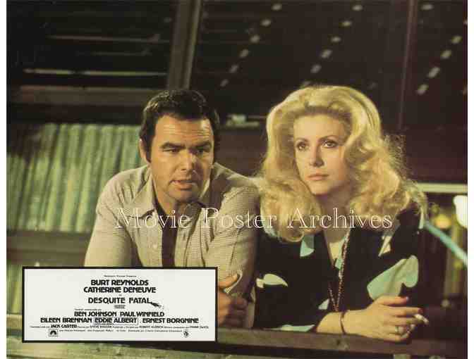 HUSTLE, 1975, lobby card set, Burt Reynolds, Catherine Deneuve, Ernest Borgnine
