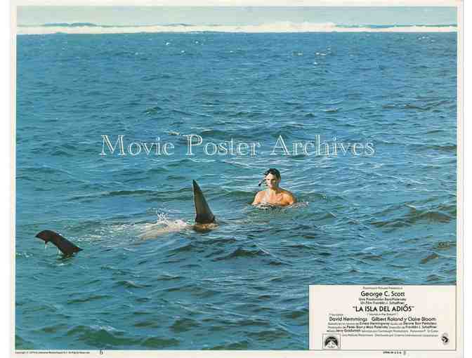 ISLAND IN THE STREAM, 1977, lobby card set, George C. Scott, Clair Bloom, David Hemmings.