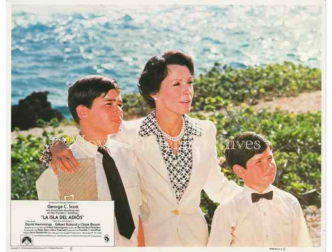 ISLAND IN THE STREAM, 1977, lobby card set, George C. Scott, Clair Bloom, David Hemmings.