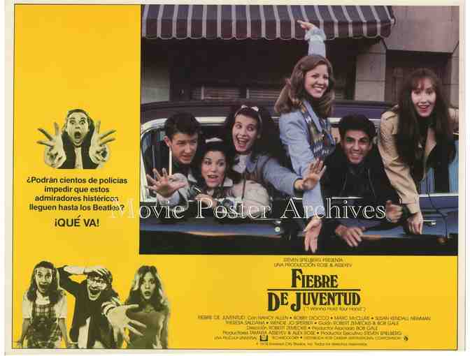 I WANNA HOLD YOUR HAND, 1978, lobby card set, Nancy Allen, Marc McClure, Beatlemania