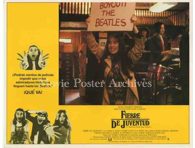 I WANNA HOLD YOUR HAND, 1978, lobby card set, Nancy Allen, Marc McClure, Beatlemania