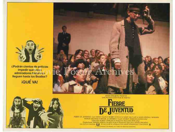 I WANNA HOLD YOUR HAND, 1978, lobby card set, Nancy Allen, Marc McClure, Beatlemania