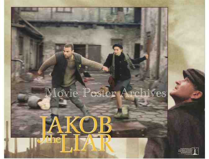 JAKOB THE LIAR, 1999, lobby card set, Robin Williams, Alan Arkin, Armin Mueller-Stahl.