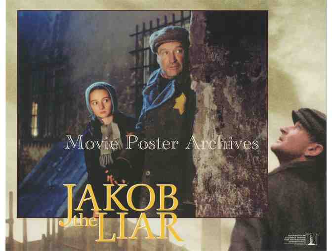 JAKOB THE LIAR, 1999, lobby card set, Robin Williams, Alan Arkin, Armin Mueller-Stahl.
