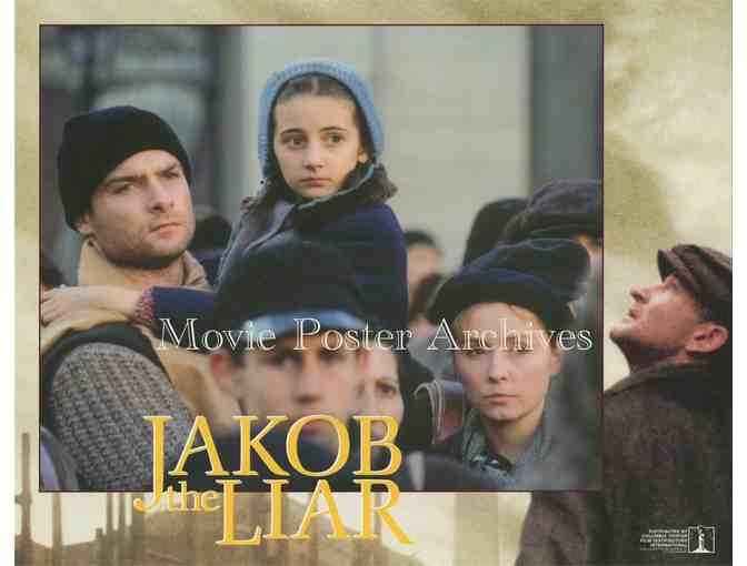 JAKOB THE LIAR, 1999, lobby card set, Robin Williams, Alan Arkin, Armin Mueller-Stahl.