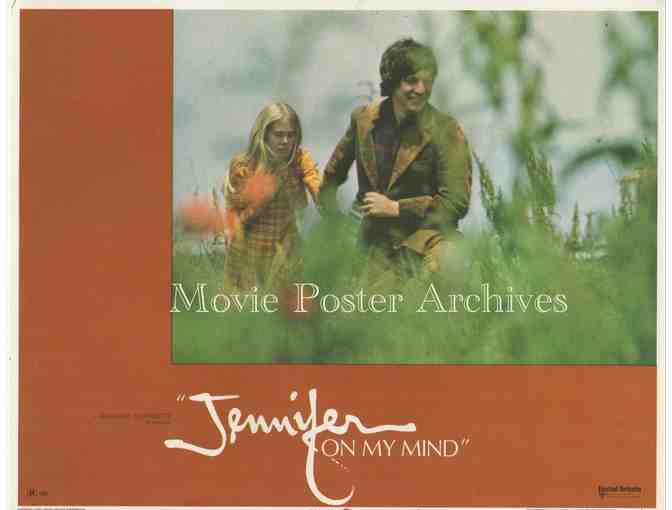 JENNIFER ON MY MIND, 1971, lobby card set, Michael Brandon, Robert De Niro, Lou Gilbert