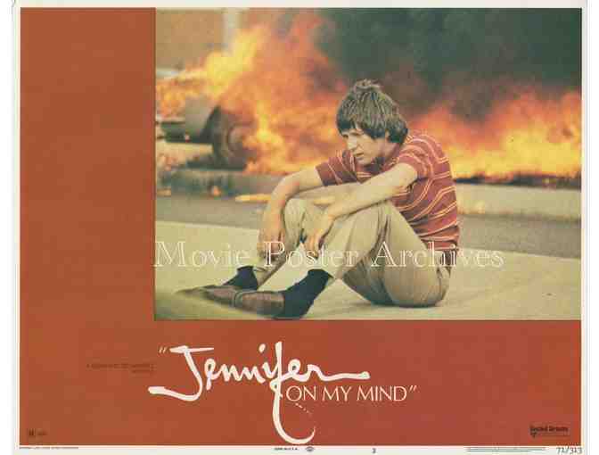 JENNIFER ON MY MIND, 1971, lobby card set, Michael Brandon, Robert De Niro, Lou Gilbert