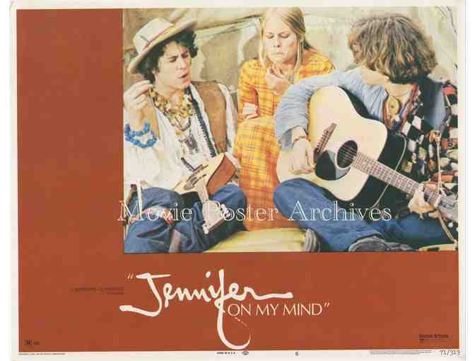 JENNIFER ON MY MIND, 1971, lobby card set, Michael Brandon, Robert De Niro, Lou Gilbert