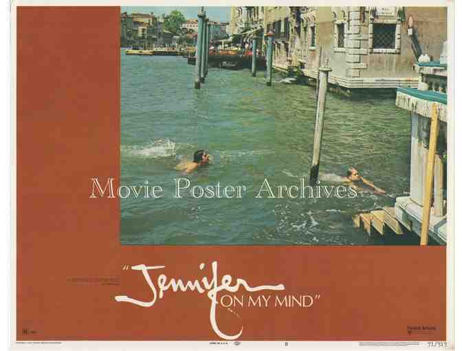 JENNIFER ON MY MIND, 1971, lobby card set, Michael Brandon, Robert De Niro, Lou Gilbert