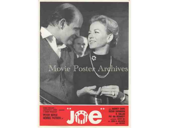 JOE, 1970, lobby card set, Peter Boyle, Susan Sarandon, Patrick McDermott, Dennis Patrick.