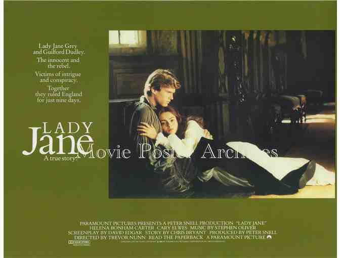 LADY JANE, 1986, lobby card set, Helena Bonham Carter, Cary Elwes, Patrick Stewart