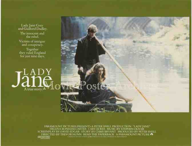 LADY JANE, 1986, lobby card set, Helena Bonham Carter, Cary Elwes, Patrick Stewart