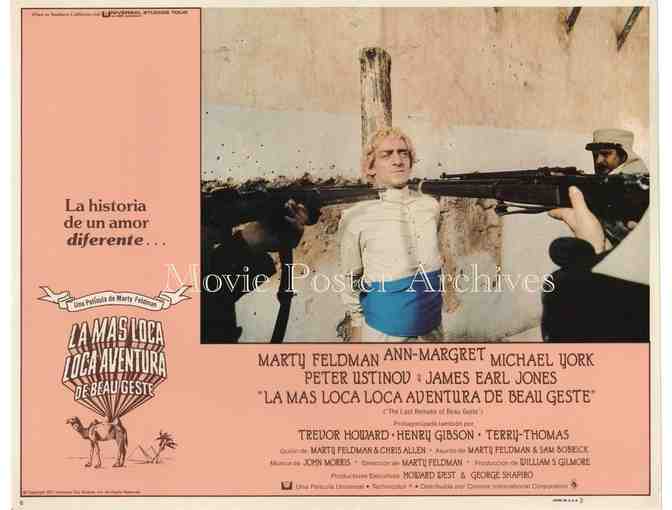 LAST REMAKE OF BEAU GESTE, 1977, lobby card set, Marty Feldman, Ann-Margret