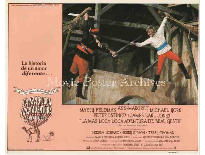 LAST REMAKE OF BEAU GESTE, 1977, lobby card set, Marty Feldman, Ann-Margret