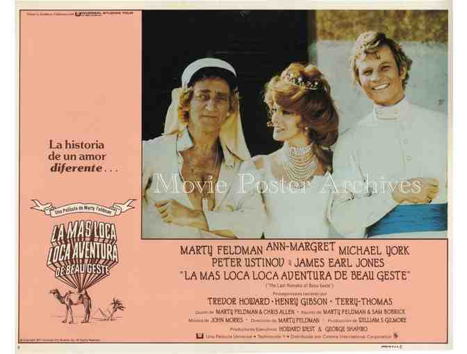 LAST REMAKE OF BEAU GESTE, 1977, lobby card set, Marty Feldman, Ann-Margret